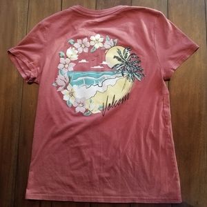 Volcom Beachy Salmon Tee
